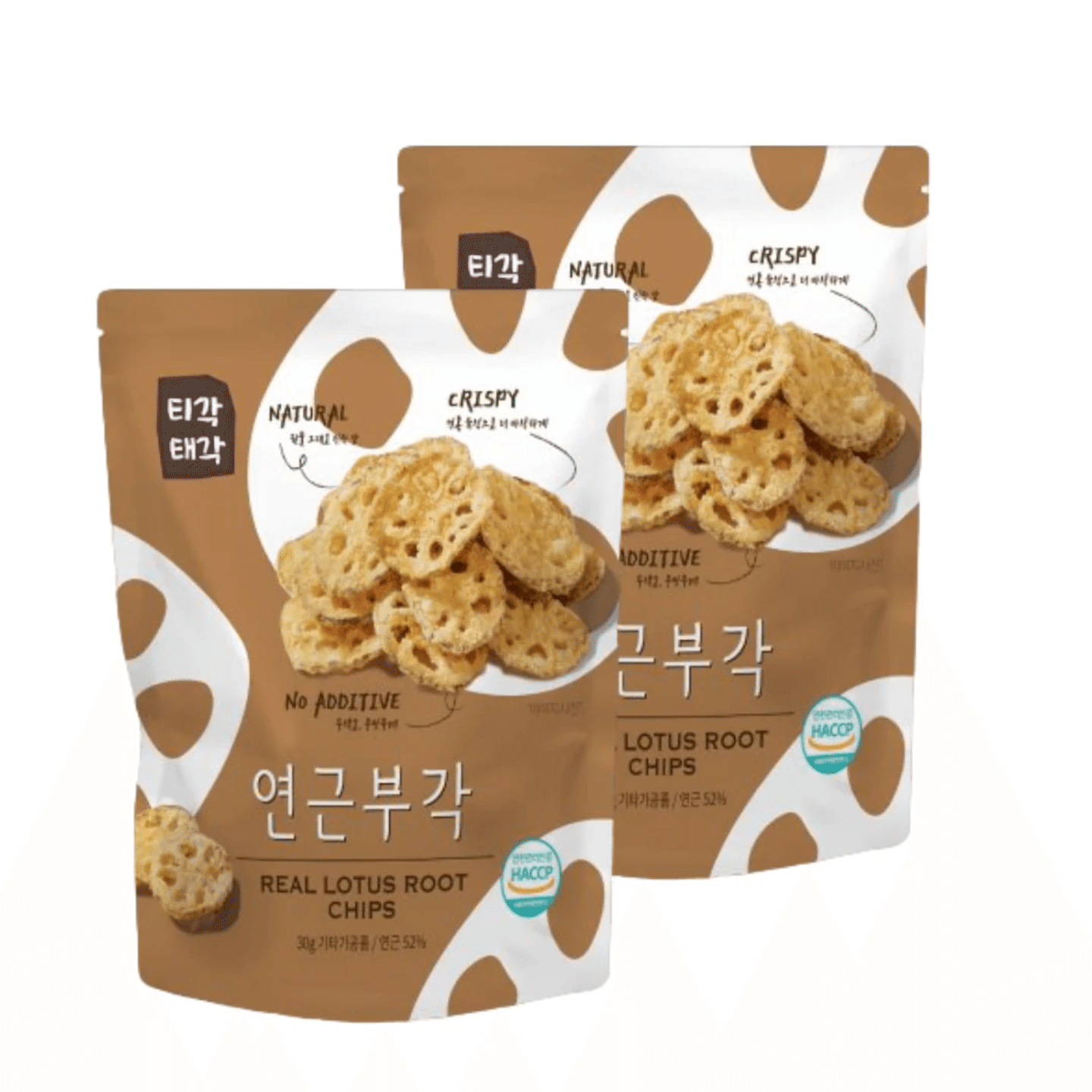 TIGAKTEGAK Real Lotus Root Chips – Pack of 2 / 60 g