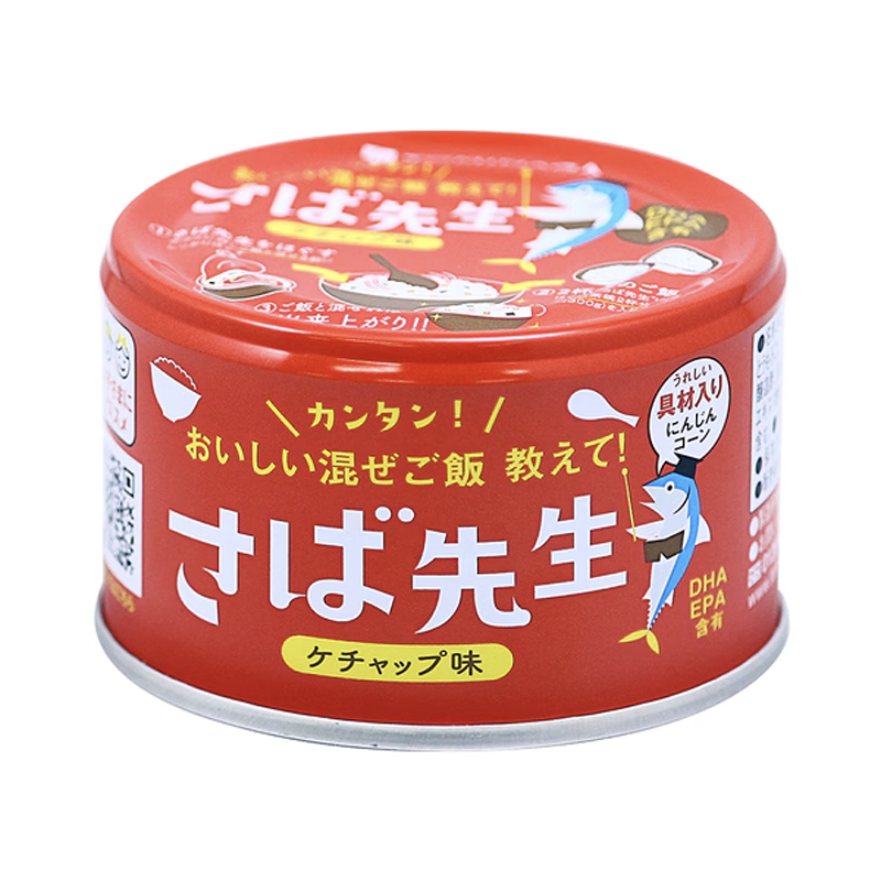 Tominaga Trading Saba Sensei Ketchup Flavor 150g 150 グラム