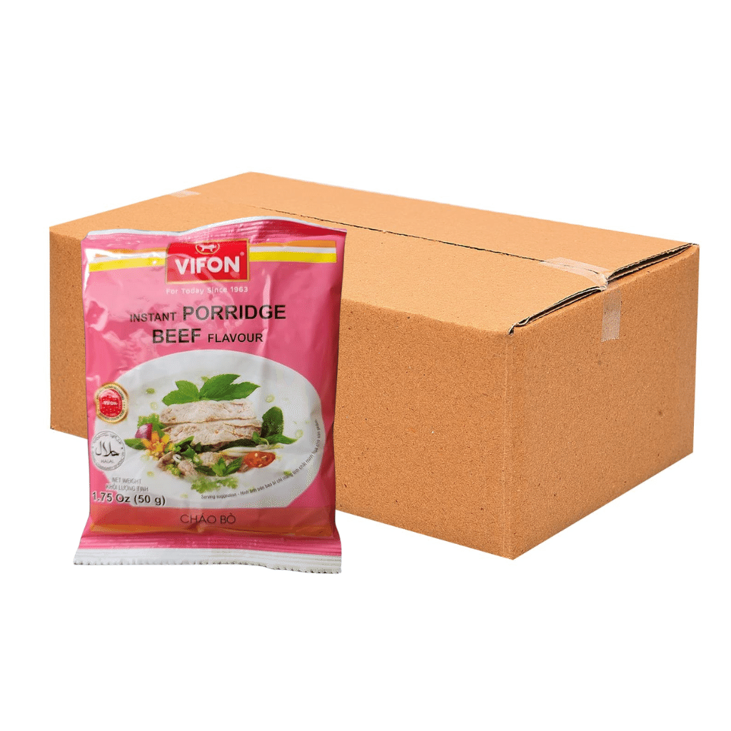Vifon Instant Beef Porridge 1.75oz pack of 50 1 each