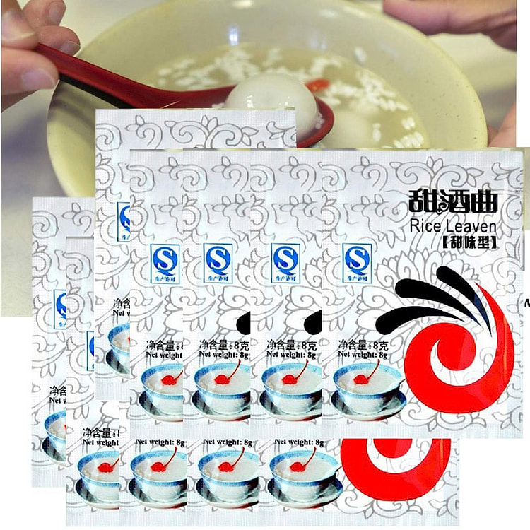 Mijiu Starter Sweet Rice Wine Leaven Yeast 8gx10pk