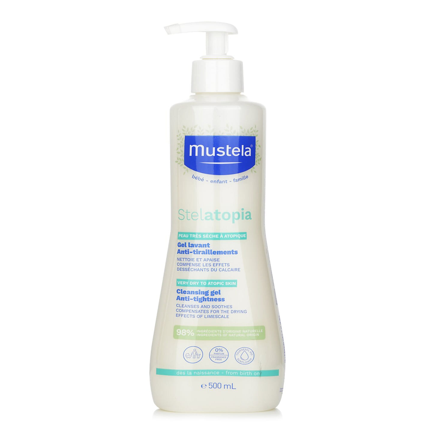 Mustela Stelatopia Cleansing Gel – For Atopic- 500 ml