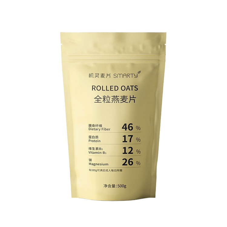 机灵麦片澳洲全粒燕麦片500g*1袋