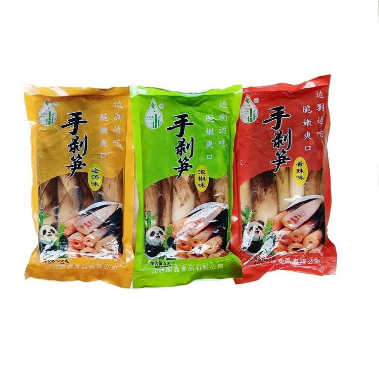 棠森露 手剥笋 香辣+泡椒+老汤500g*3袋 1500 克