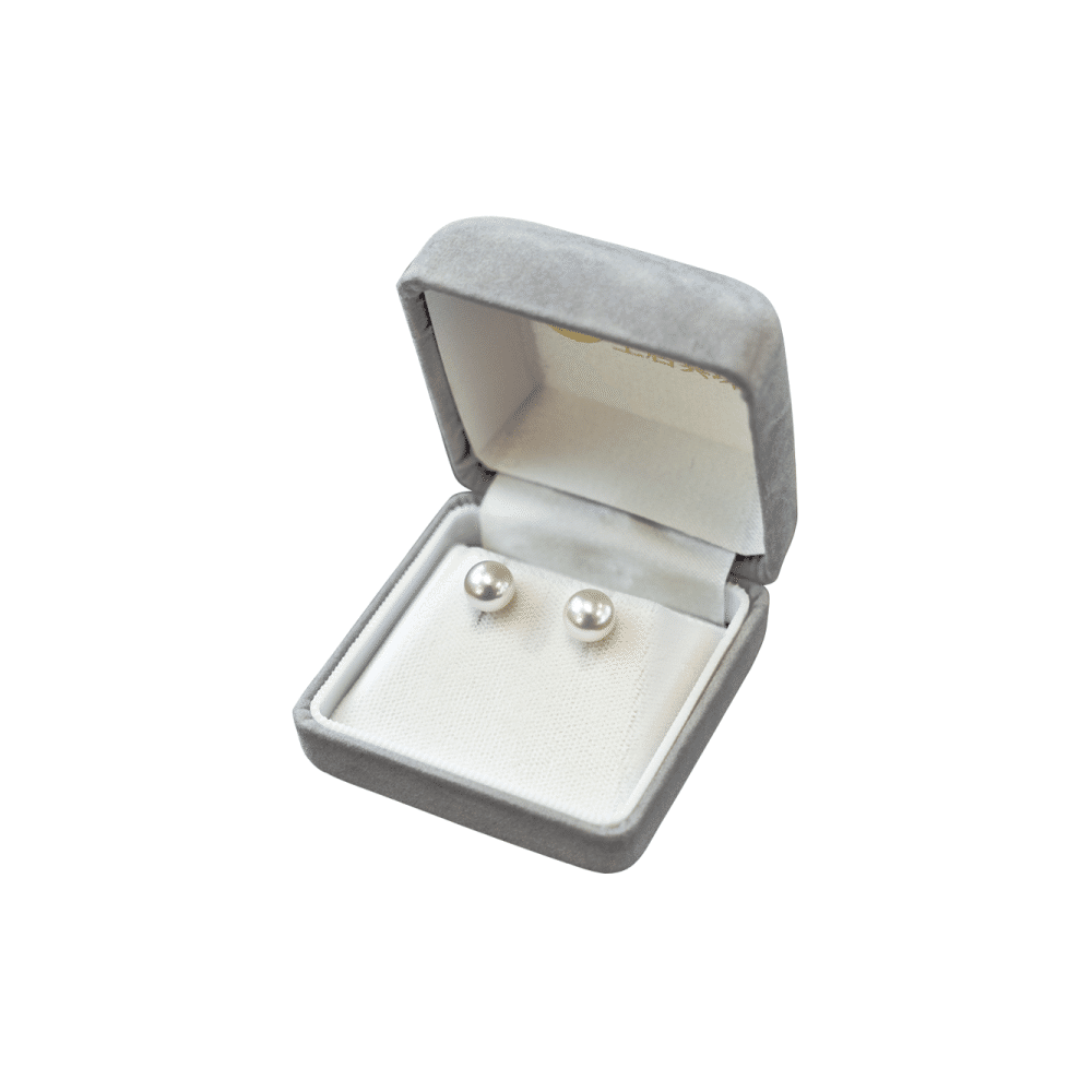 K18 Akoya pearl pearl earrings 1 each