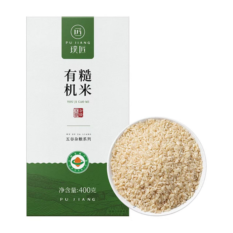 Pujiang Organic Brown Rice 400g 400 g