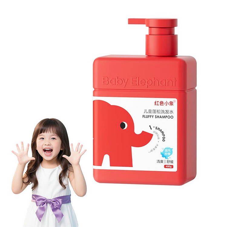 Baby Elephant Kids Fluffy Shampoo Refreshing Mild 400 g