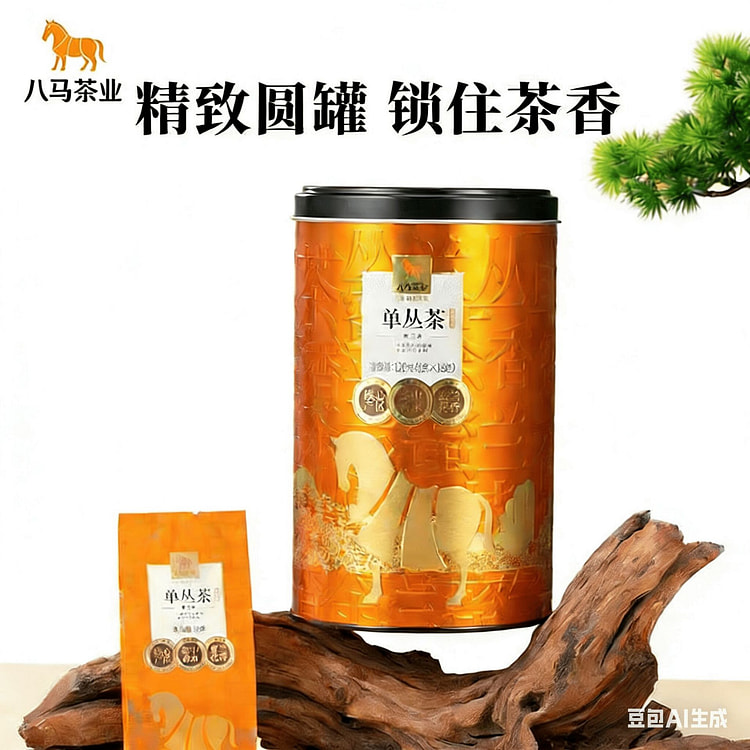 八马茶业 正宗蜜兰香单丛广东潮州核心产区乌龙茶 120 克