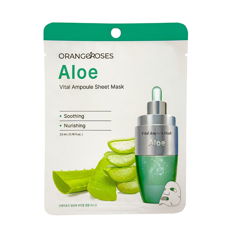 ORANGEROSES Aloe Vera Sheet Mask