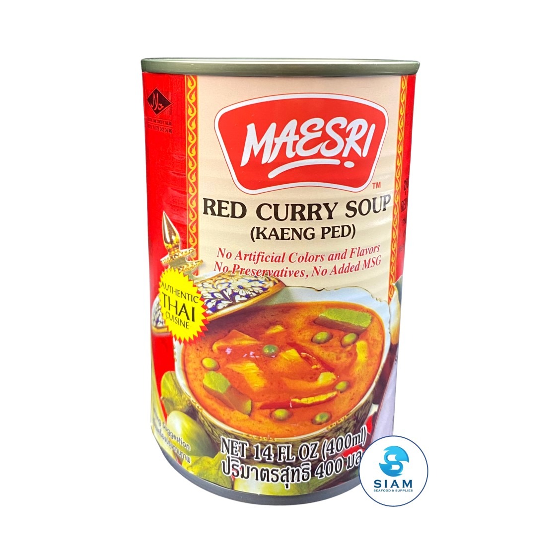 MaeSri Red Curry Soup (Kaeng Ped), Vegetarian 14 盎司