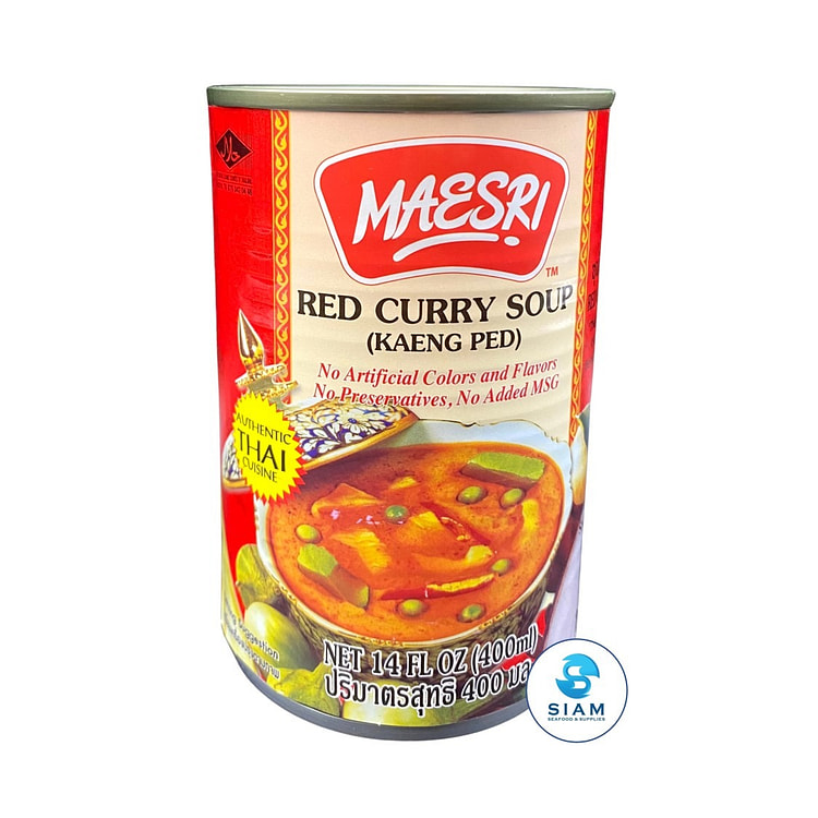 MaeSri Red Curry Soup (Kaeng Ped), Vegetarian