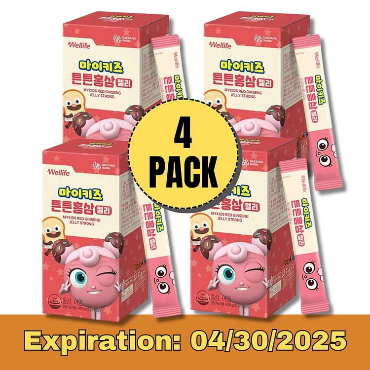 MyKids Red Ginseng Jelly Strong, 4-PACK
