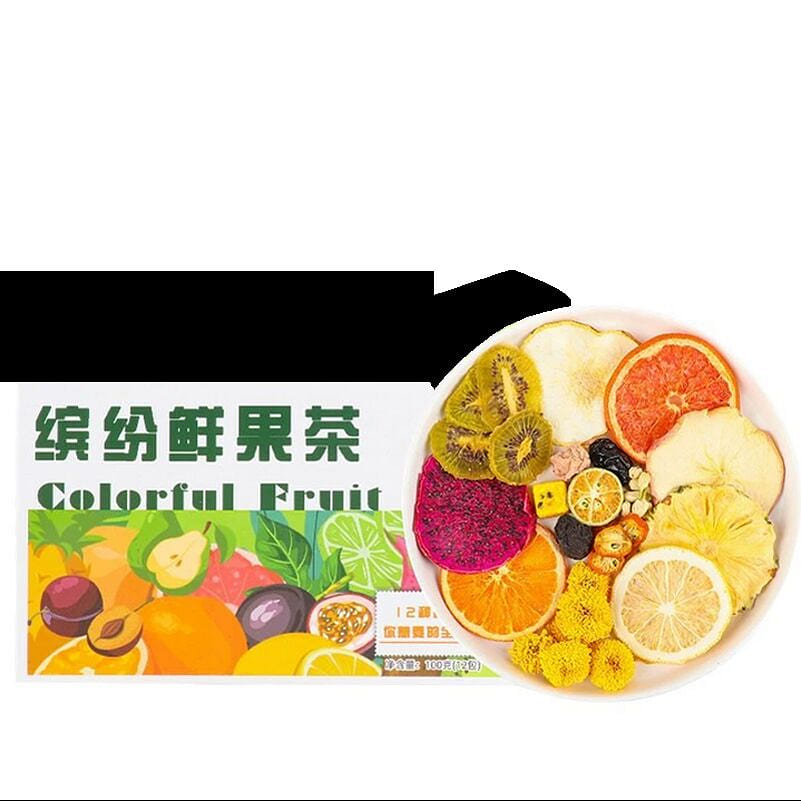 Colorful fruit freeze-dried fruit tea 12bags 100 g