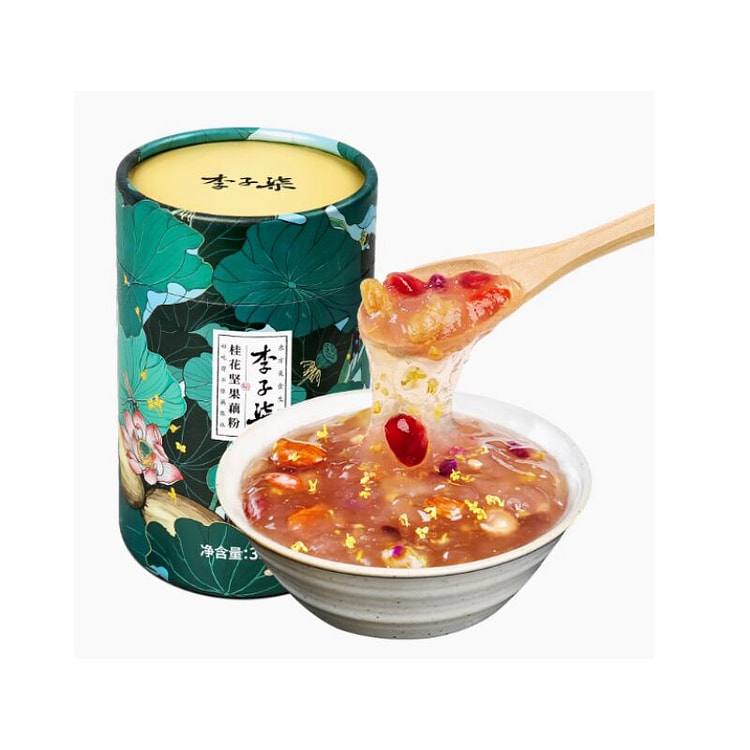 李子柒桂花坚果藕粉莲藕羹莲藕粉营养350g*1