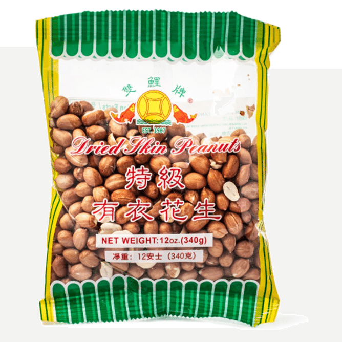 Shuang Li Dried Skin Peanuts 12 oz 1 each