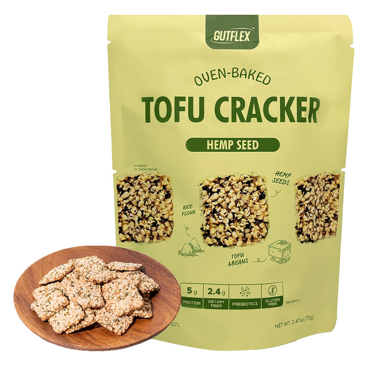 GUTFLEX Tofu Cracker Collection 2.49oz Hempseed