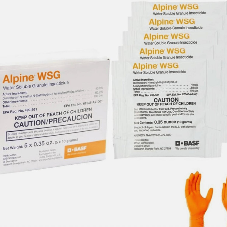 5袋 x 10克装 Alpine WSG 水溶 1 箱