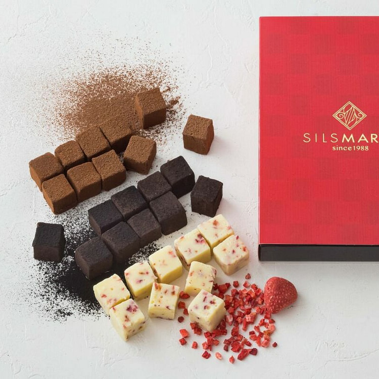 SILMARIA 热门口味黑巧、牛奶、草莓 3种生巧套装 共30颗