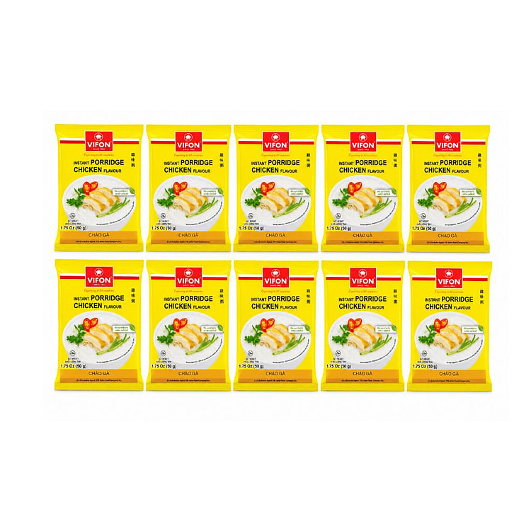 Cháo Hương Vị Gà VIFON (5 Gói) 1.75 oz