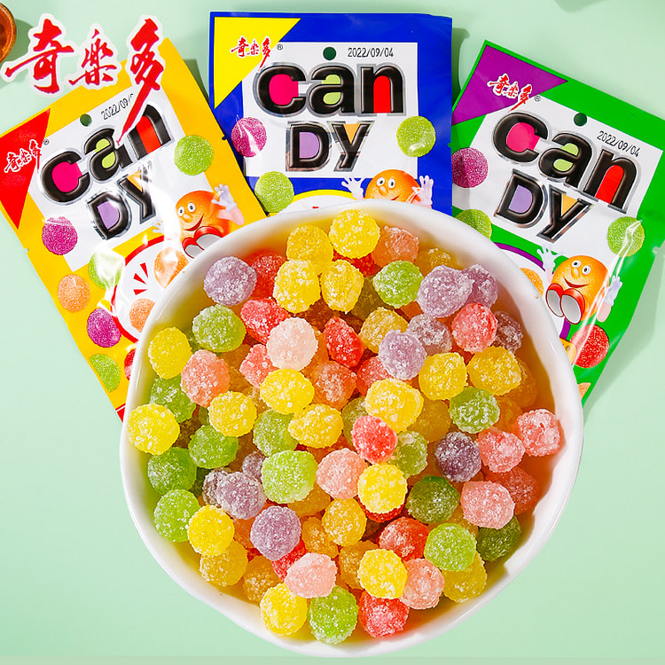 奇乐多砂拉豆糖果水果味糖豆 18g*5袋装 90 克