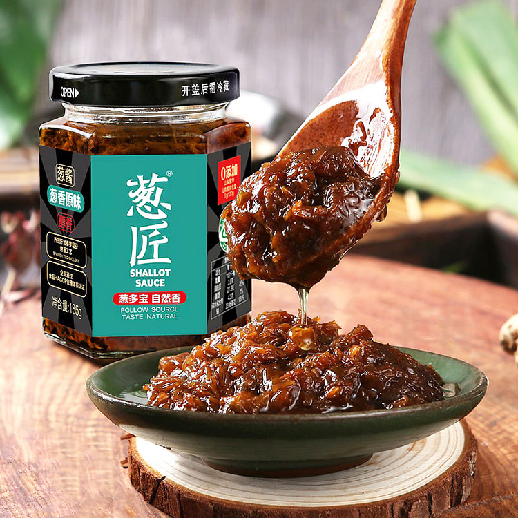 葱匠 原味酱不辣的拌饭酱大葱蘸酱 165g*1罐