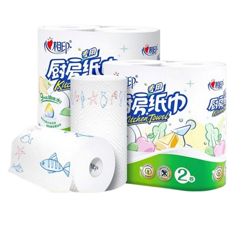 Kitchen paper towel rolls, oil-absorbing paper rol 1 each