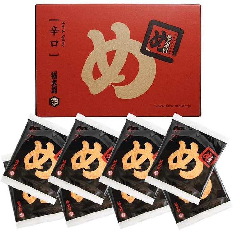 Fukutaro Menbei Spicy Mentaiko 8 Bags