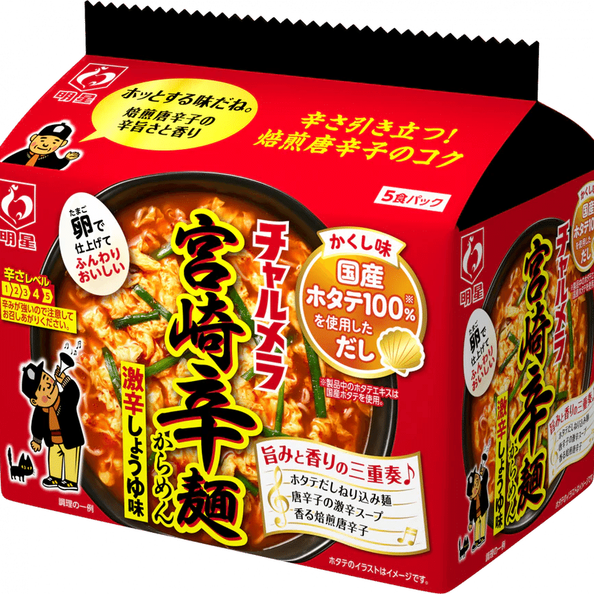 Ramen Noodles KARAMEN Hot Chili Sauce MYOJO 480g 1 each