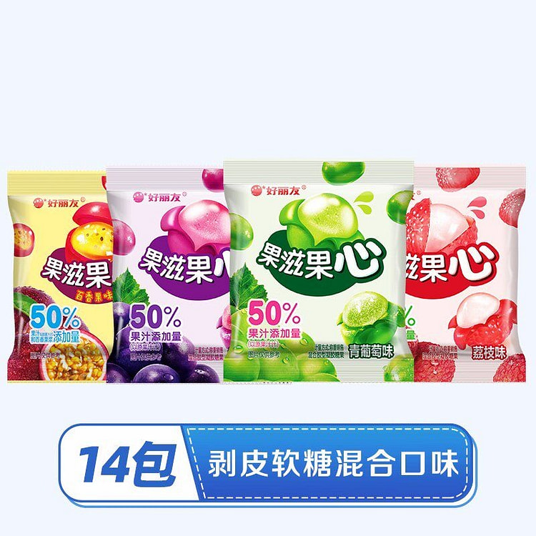 Orion Assorted Popping Fruit Soft Candy 41 Packs 250 g