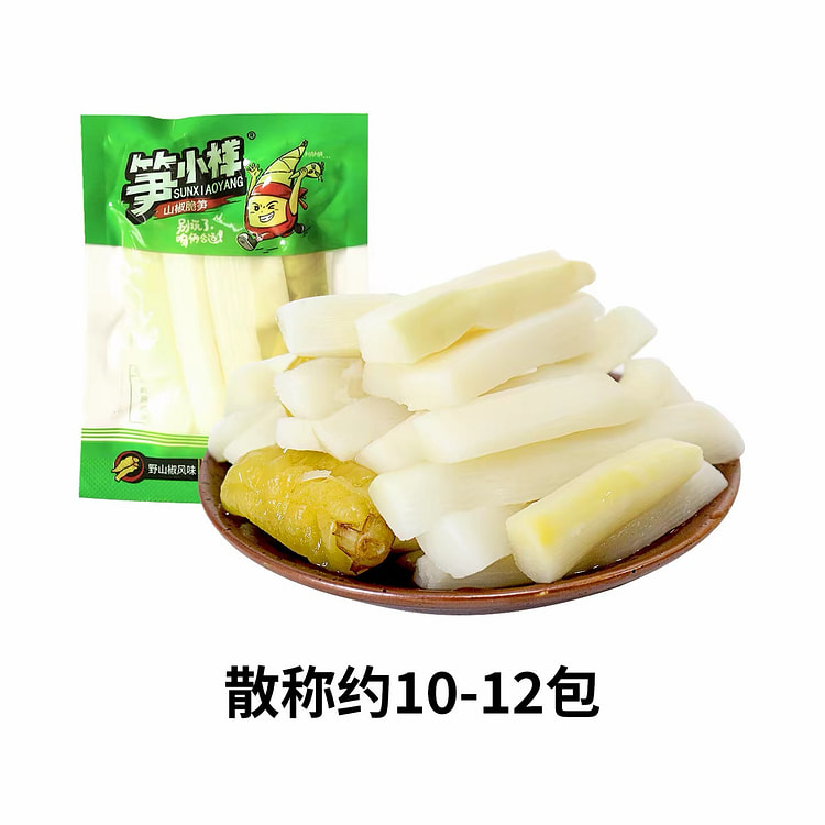 中国直邮笋小样山椒脆笋泡椒竹笋尖解馋小零食散包1包 300 克