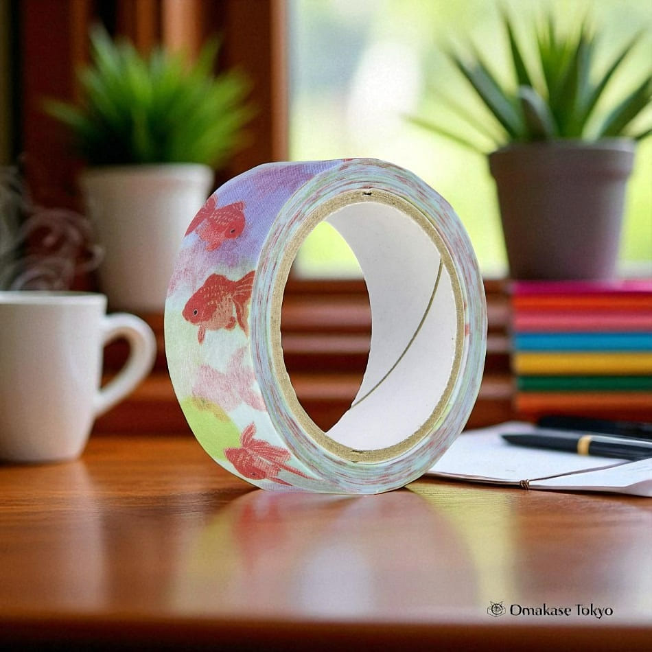 Japanese Washi Masking Tape Goldfish 20 g