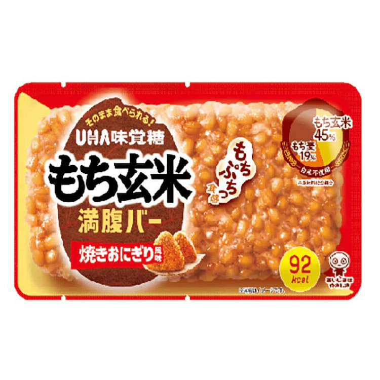 UHA悠哈大麦满腹代餐棒 咸味零食甜辣烤饭团味