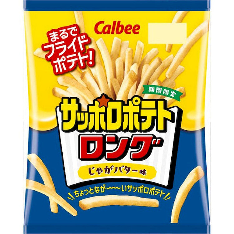Calbee Sapporo Potato Long, Butter Flavor 54g 1 each