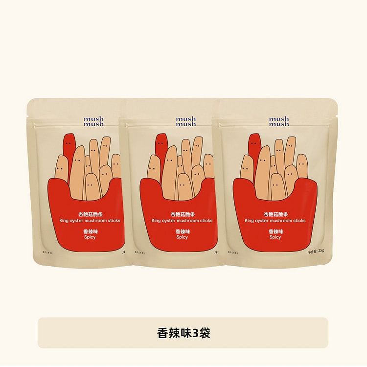 mushmush·香辣味杏鲍菇脆条75g 75 克