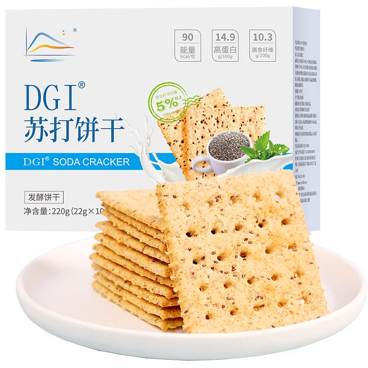 dgi全麦苏打饼干咸味220g*1盒