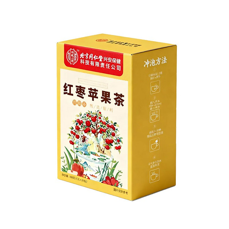 Beijing Tongrentang Red Dates Apple Tea 160g 160 g