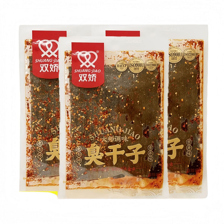 双娇 金标臭干子辣条 58g*3袋 3 包