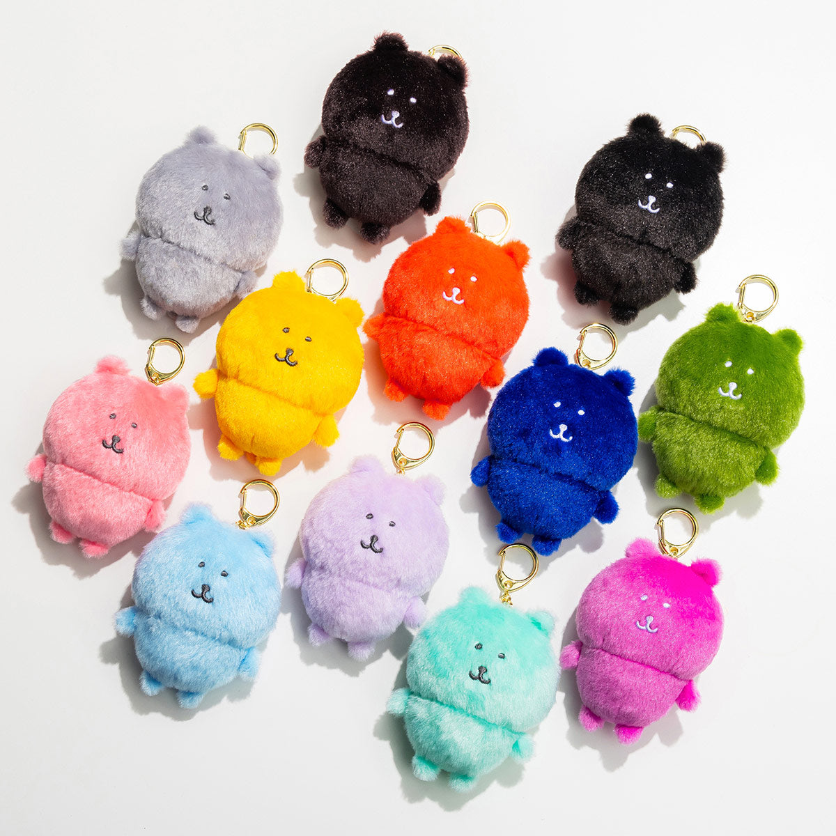 ナガノキャラクターズ カラーなナガノのくまマスコット（ライトブルー