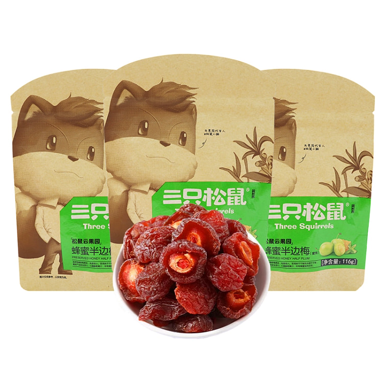 三只松鼠蜂蜜半边梅116g*1袋