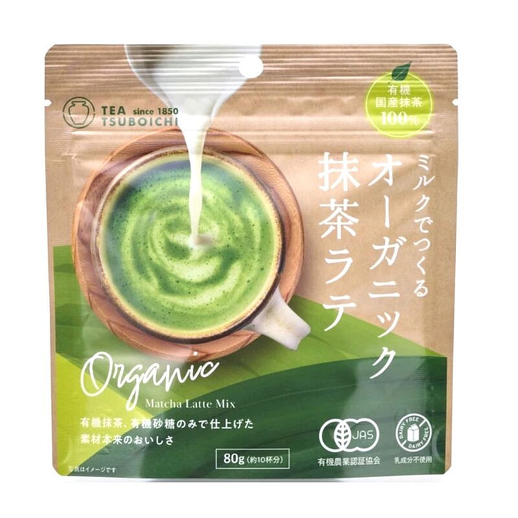 Tsuboichi Seicha Organic Matcha Latte 80g,12 Count