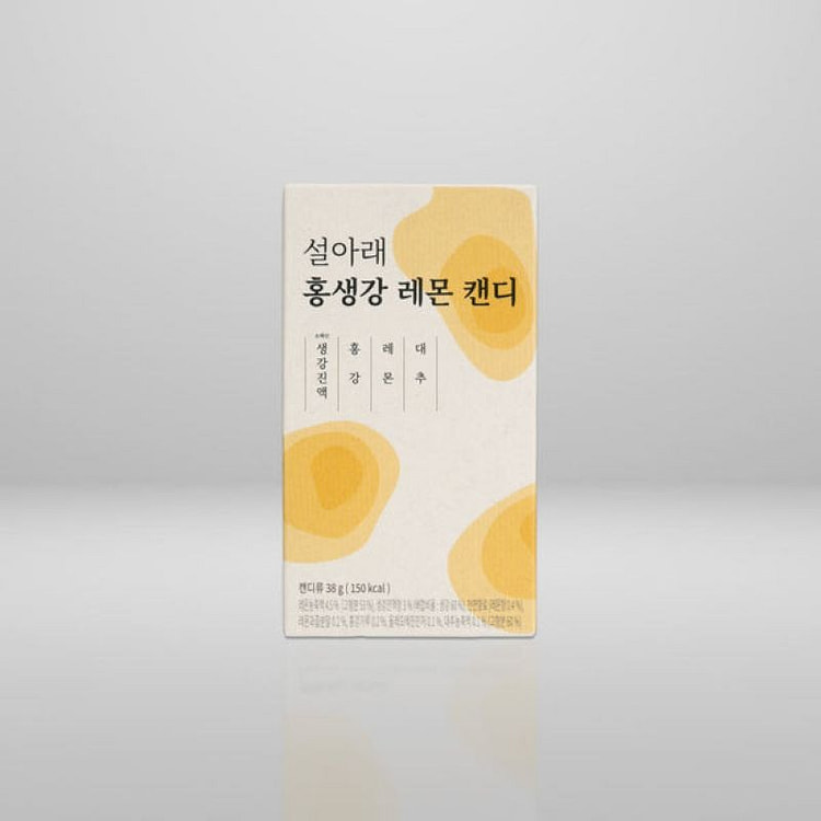 Seolarae迷你红姜柠檬糖 38 克