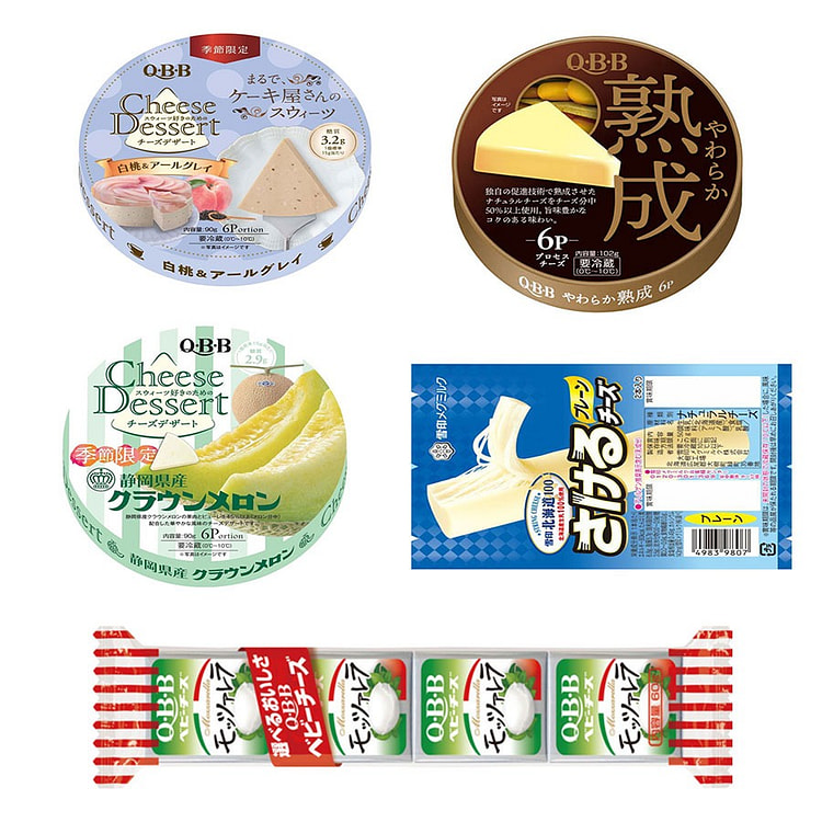 Cheese and Fruit Flavored Combo Set 5pcs/