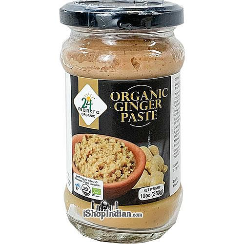 24 Mantra Organic Ginger Paste, 10.58 oz bottle 10.58 온스