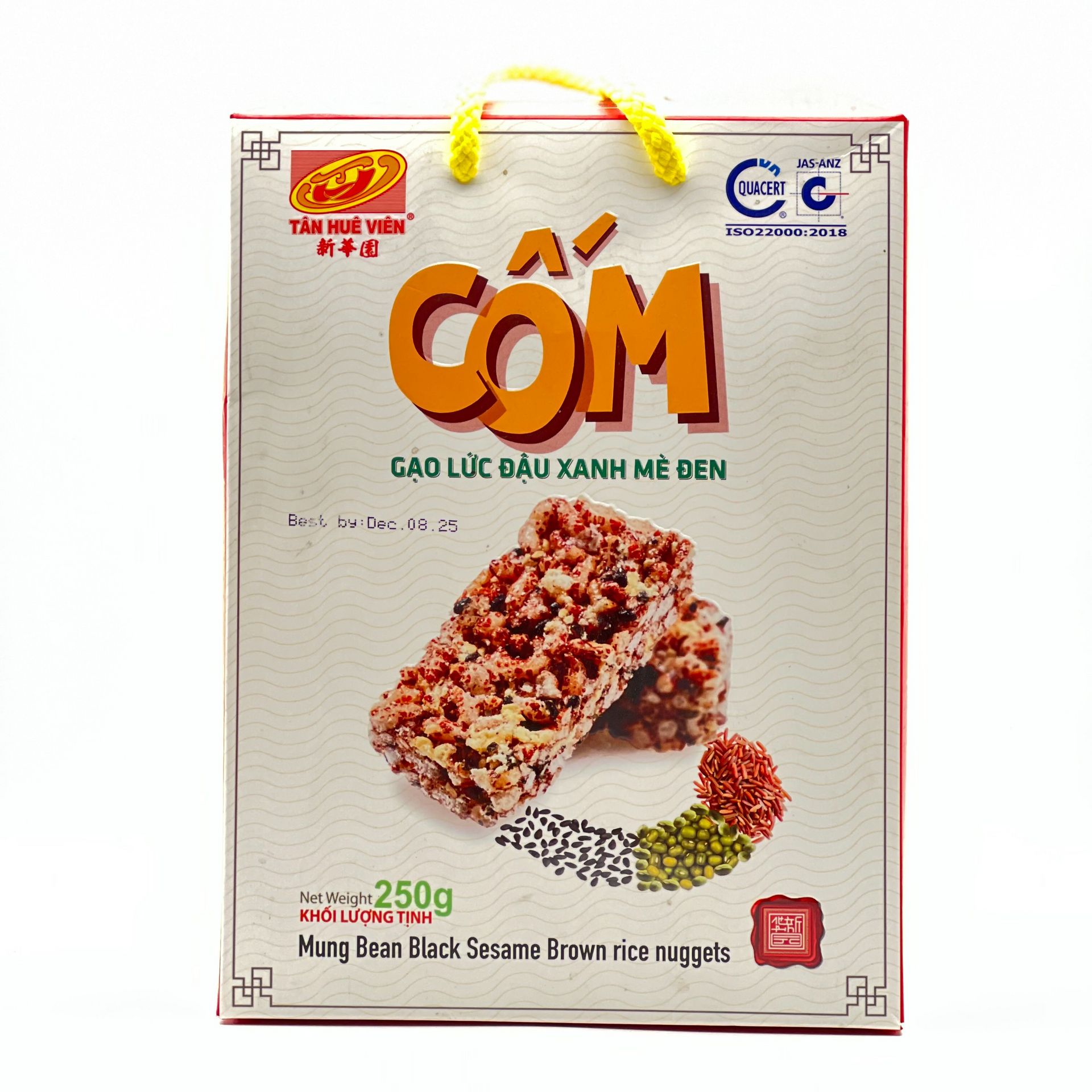 CRISPY BROWN RICE NUGGETS MUNG BEAN BLACK SESAME 8.8 oz