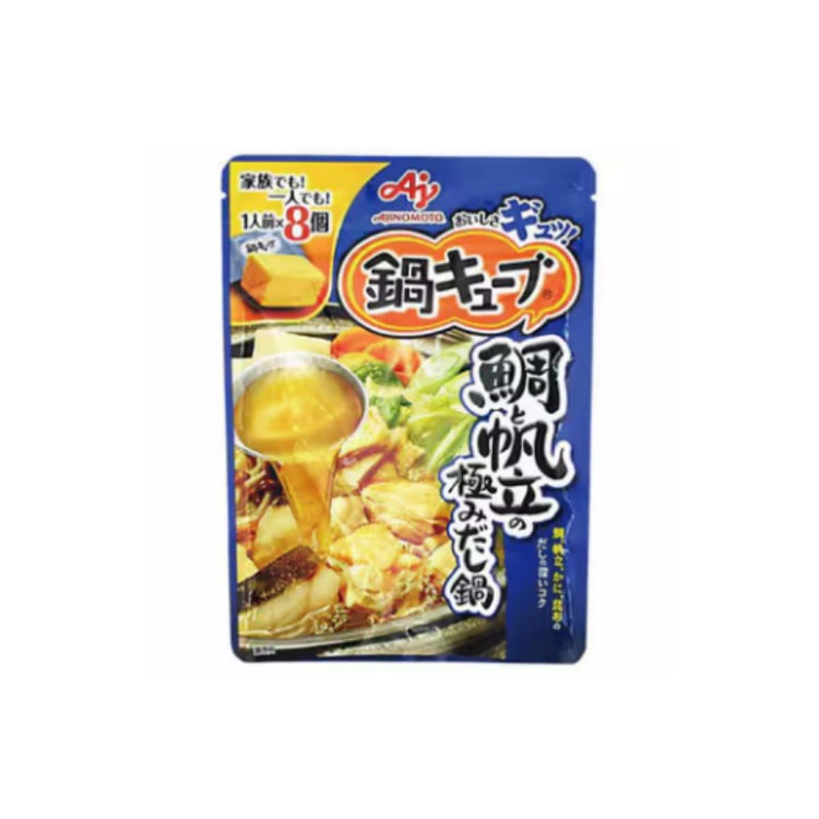 AJINOMOTO nhỏ vuông lẩu súp với nước sốt và súp hải sản trong nồi 72g