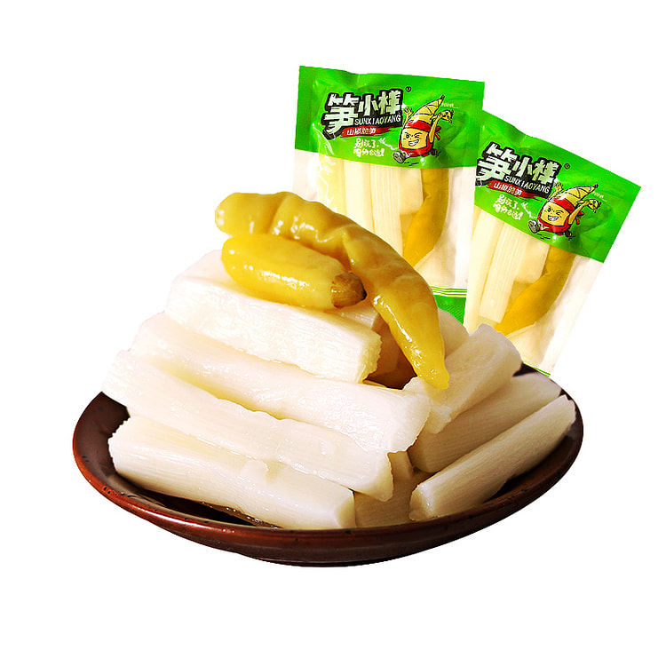 笋小样山椒脆笋泡椒笋条片25g*12包
