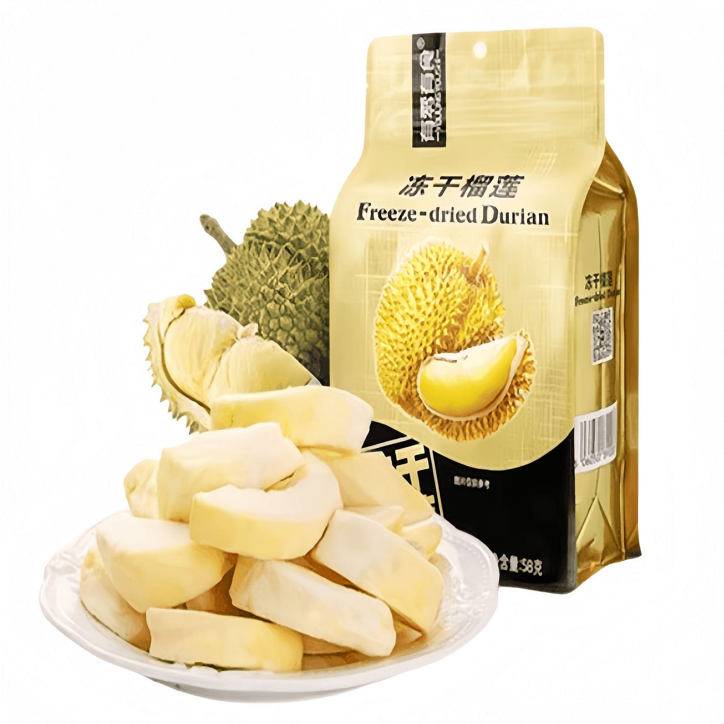 Youling Freeze-Dried Durian Thai Snack 1 Pack 32 g