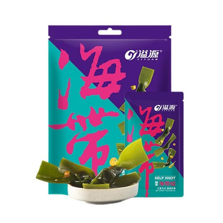溢源即 食海带小零 醋香味海带结7小包  256g*1袋装