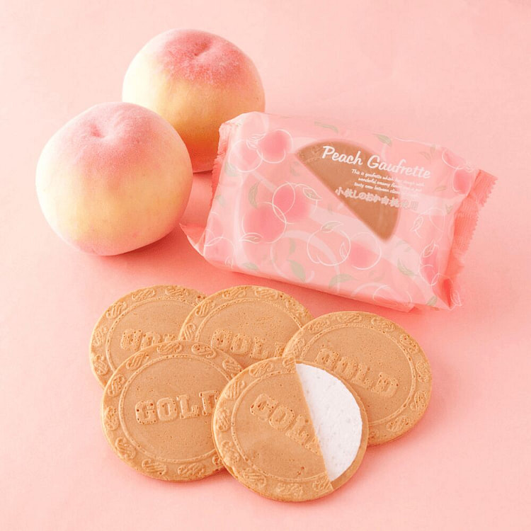 桃花亭 桃ゴーフレット ５枚入２個 1 個