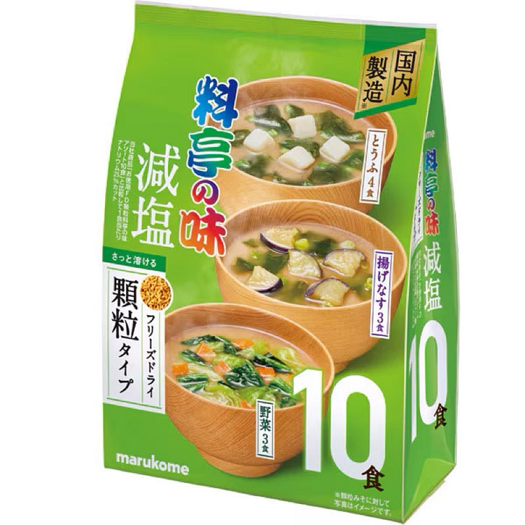 丸米良明乃味噌低钠味噌汤 10罐装 1 份
