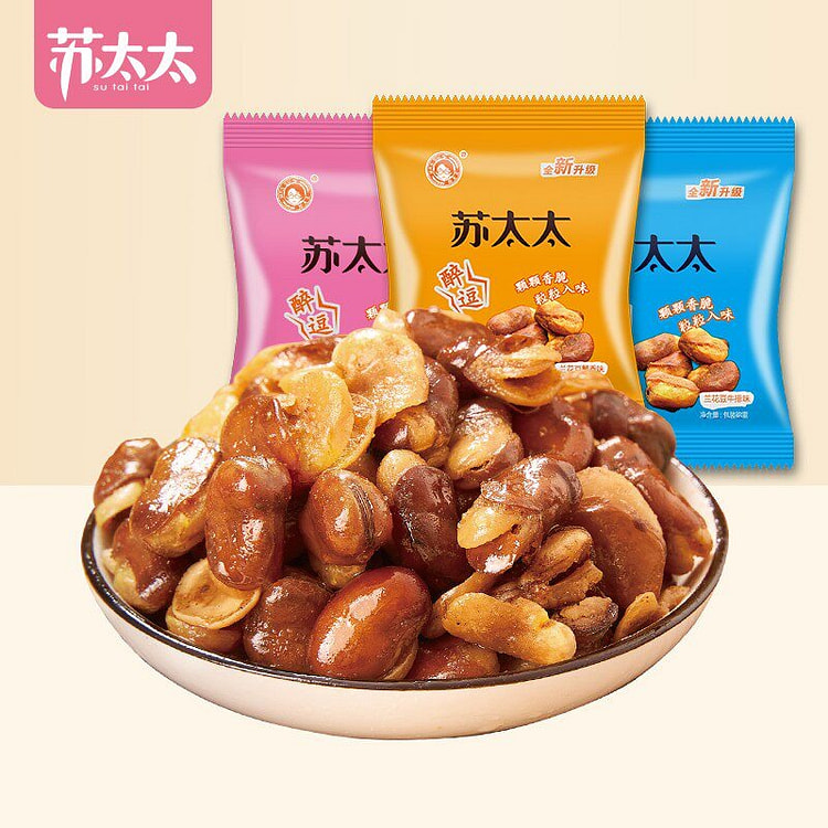 Mrs. Su's steak-flavored fried broad bean snack 500 g